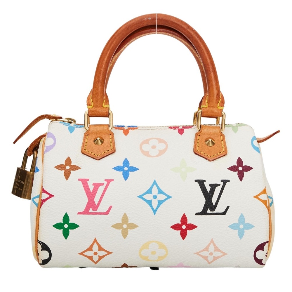ISO IN SEARCH OF louis vuitton multicolor nano speedy white